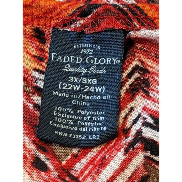 Vintage 90s Y2K Faded Glory Tank Top Women Plus 3X Red Lace Trim Sweetheart Neck - Picture 6 of 7